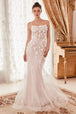 Vestido sirena entallado de Ladivine WN310